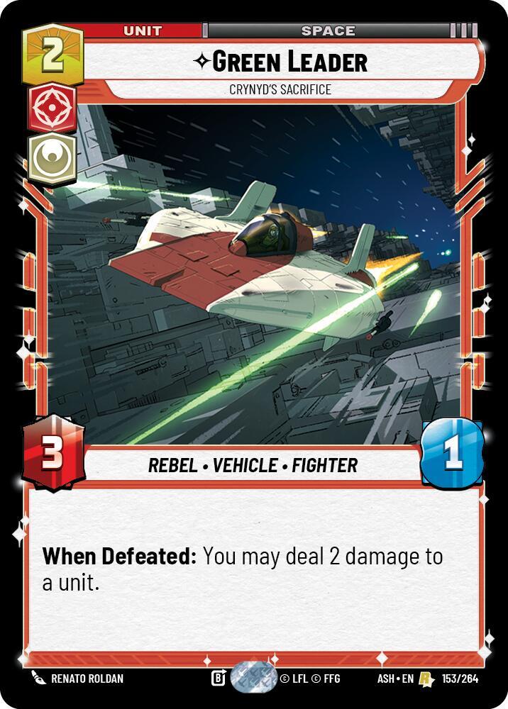 Green Leader - Crynyd's Sacrifice (Ashes of the Empire)(ASH-153/264)(R)