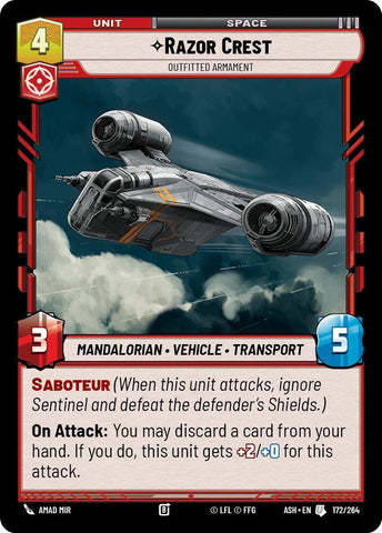 Razor Crest - Outfitted Armament (Ashes of the Empire)(ASH-172/264)(U)