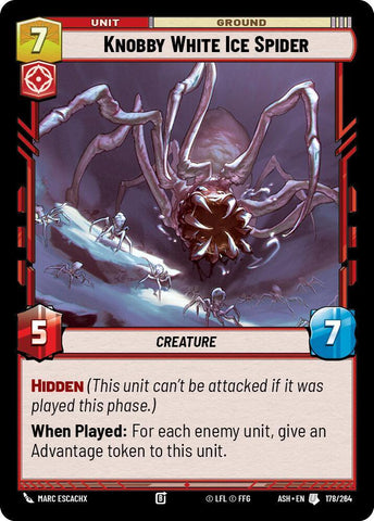 Knobby White Ice Spider (Ashes of the Empire)(ASH-178/264)(U)
