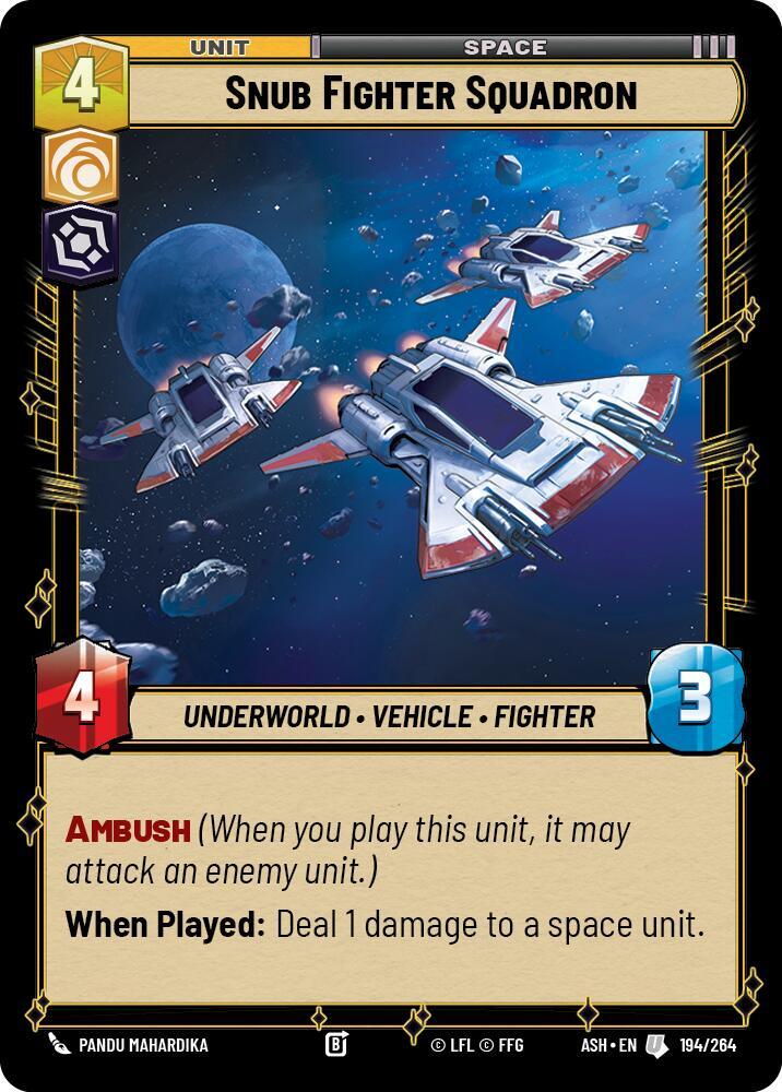 Snub Fighter Squadron (Ashes of the Empire)(ASH-194/264)(U)