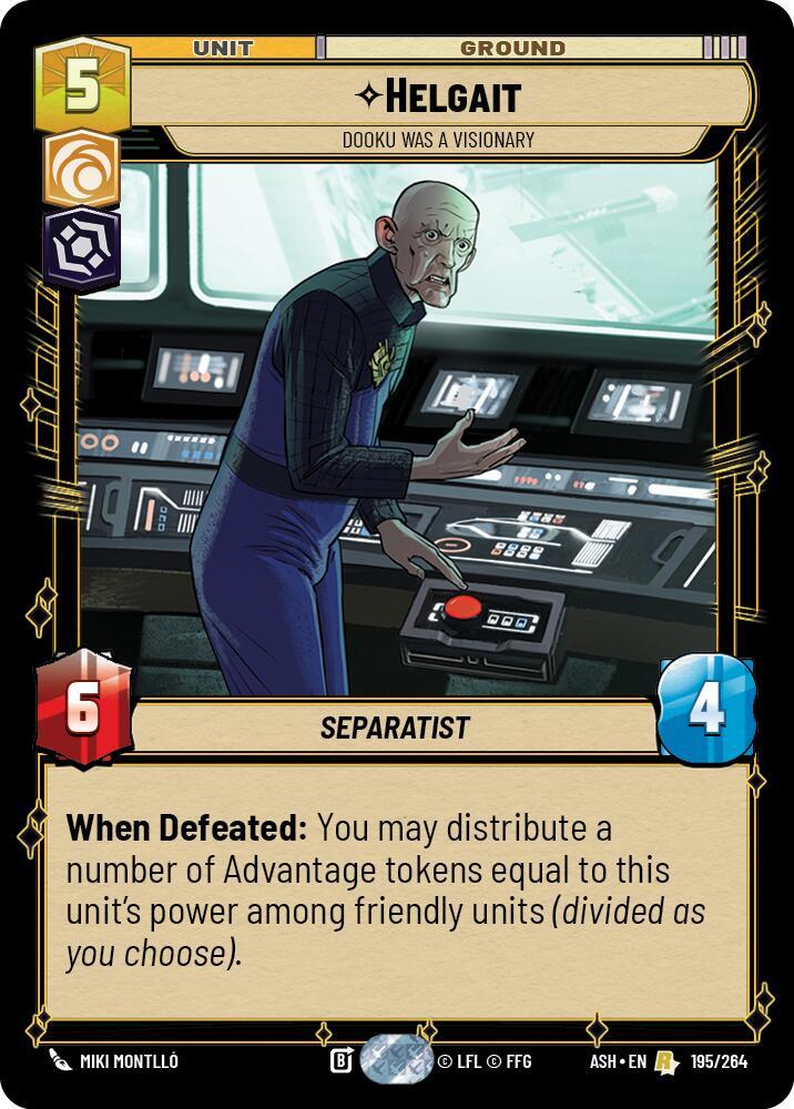 Helgait - Dooku Was a Visionary (Ashes of the Empire)(ASH-195/264)(R)