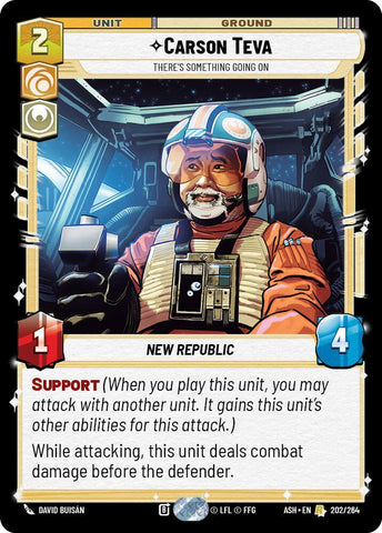Carson Teva - There's Something Going On (Ashes of the Empire)(ASH-202/264)(R)