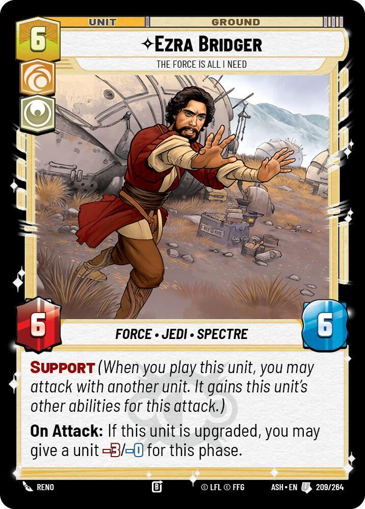 Ezra Bridger - The Force is All I Need (Ashes of the Empire)(ASH-209/264)(U)