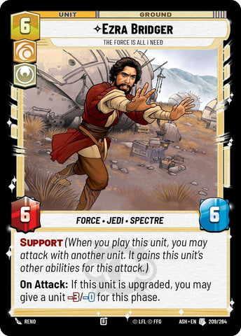 Ezra Bridger - The Force is All I Need (Ashes of the Empire)(ASH-209/264)(U)