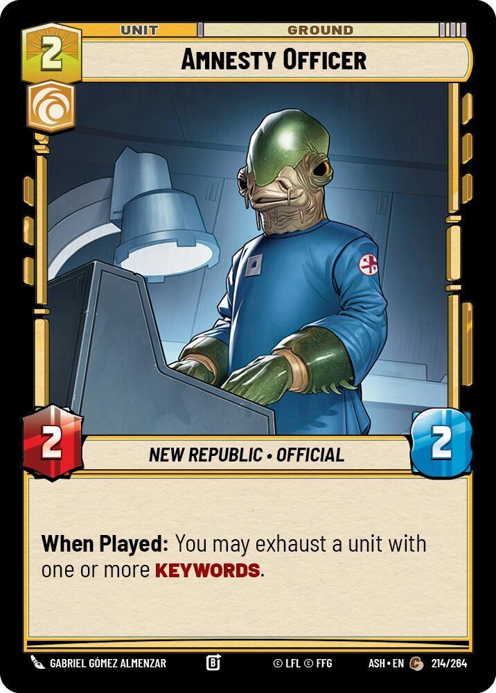 Amnesty Officer (Ashes of the Empire)(ASH-214/264)(C)
