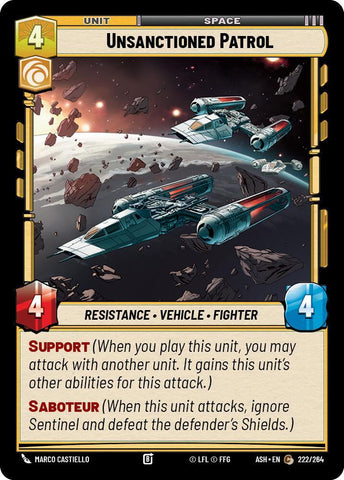 Unsanctioned Patrol (Ashes of the Empire)(ASH-222/264)(C)