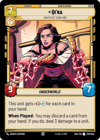Qi'ra - Master of Teras Kasi (Ashes of the Empire)(ASH-226/264)(U)