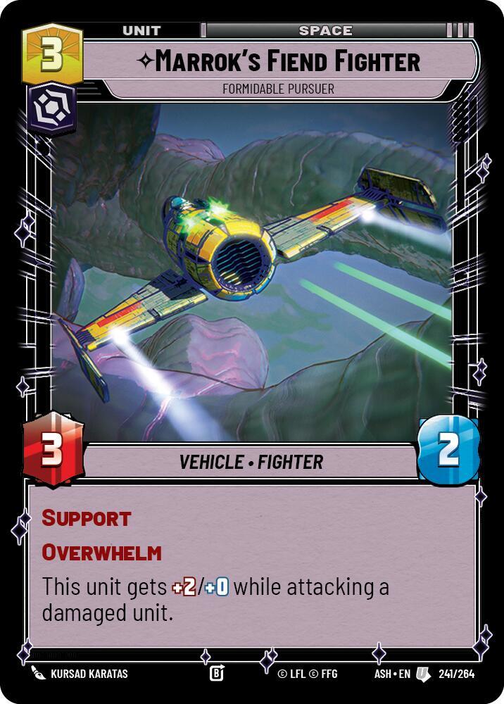 Marrok's Fiend Fighter - Formidable Pursuer (Ashes of the Empire)(ASH-241/264)(U)
