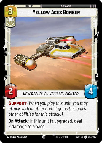 Yellow Aces Bomber (Ashes of the Empire)(ASH-253/264)(U)