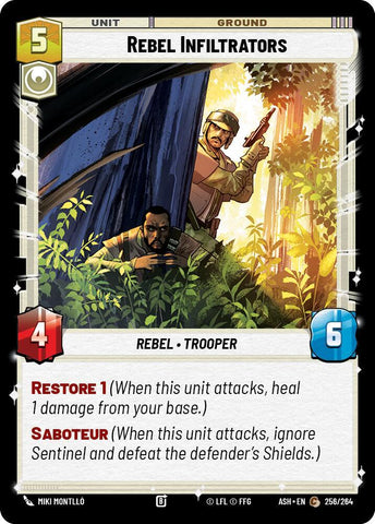 Rebel Infiltrators (Ashes of the Empire)(ASH-256/264)(C)