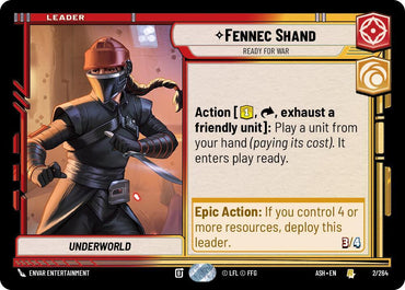 Fennec Shand - Ready for War (Ashes of the Empire)(ASH-2/264)(R)