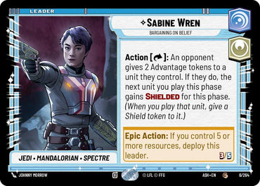 Sabine Wren - Bargaining on Belief (Ashes of the Empire)(ASH-6/264)(C)