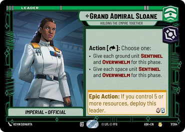Grand Admiral Sloane - Holding the Empire Together (Ashes of the Empire)(ASH-7/264)(R)