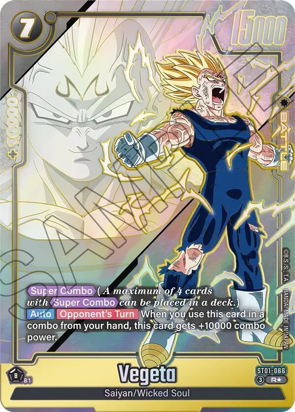 Vegeta [066] [Alternate Art] [Foil] (ST01-066)(R)