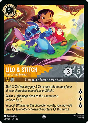 Lilo & Stitch - Fun-Loving Friends (Attack of the Vine!)(13-31/204)(SR)