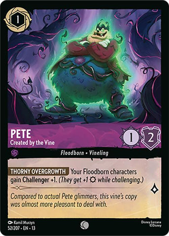 Pete - Created by the Vine (Attack of the Vine!)(13-52/204)(C)