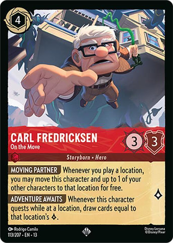 Carl Fredricksen - On the Move (Attack of the Vine!)(13-113/204)(SR)