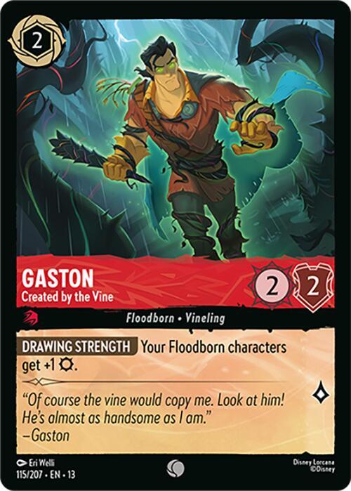 Gaston - Created by the Vine (Attack of the Vine!)(13-115/204)(C)