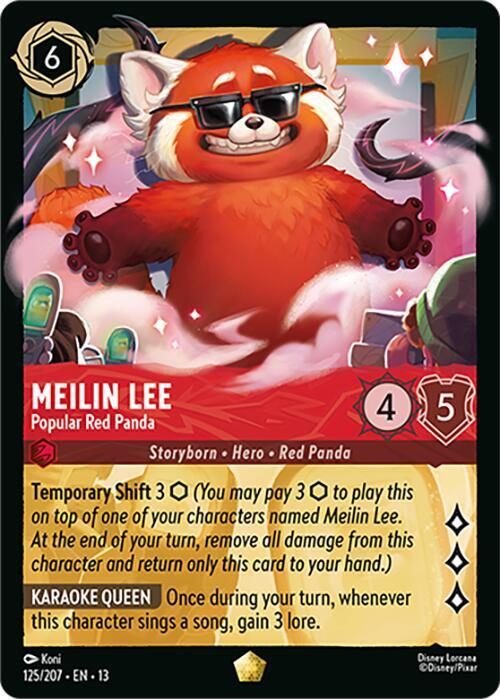 Meilin Lee - Popular Red Panda (Attack of the Vine!)(13-125/204)(L)