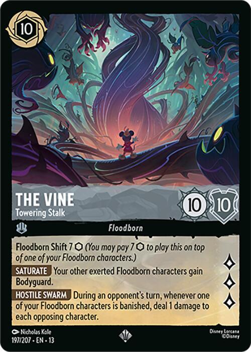 The Vine - Towering Stalk (Cold Foil) (Attack of the Vine!)(13-197/204)(SR)