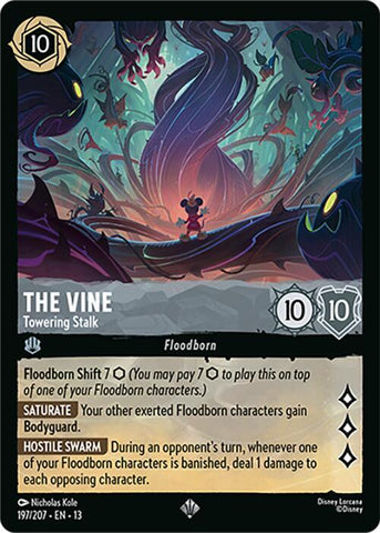 The Vine - Towering Stalk (Cold Foil) (Attack of the Vine!)(13-197/204)(SR)