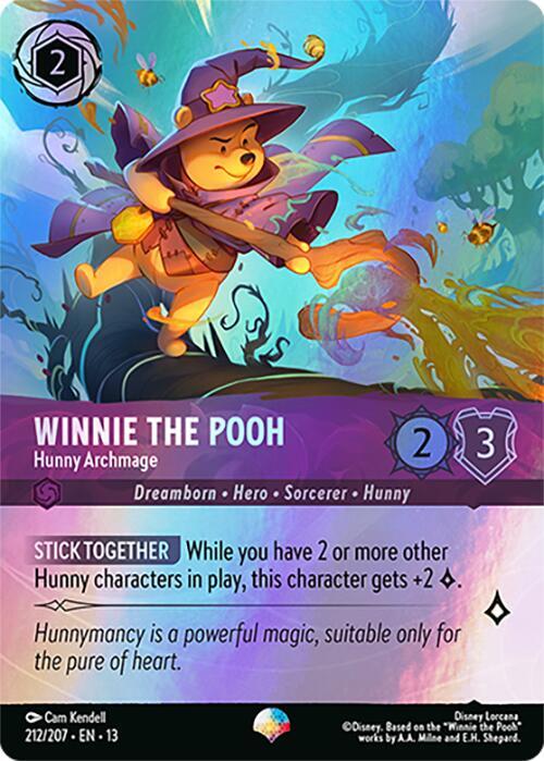 Winnie the Pooh - Hunny Archmage (Epic) (Holofoil) (Attack of the Vine!)(13-212/204)(EP)