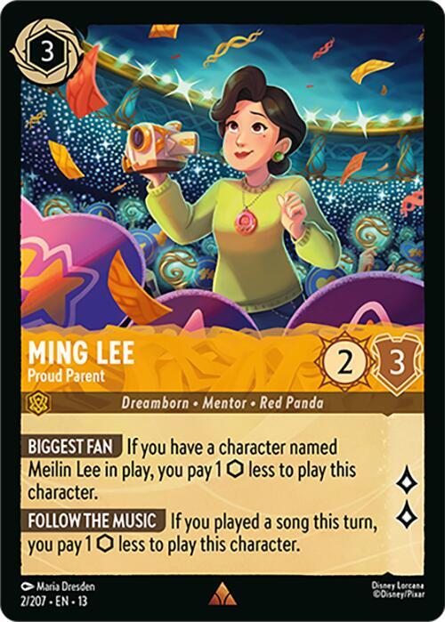 Ming Lee - Proud Parent (Cold Foil) (Attack of the Vine!)(13-2/204)(R)