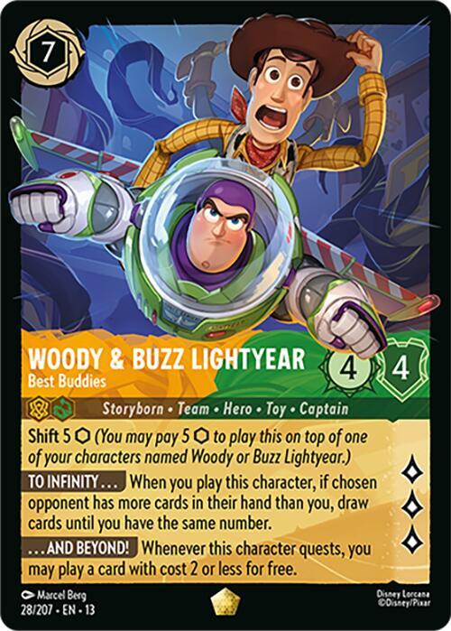 Woody & Buzz Lightyear - Best Buddies (Cold Foil) (Attack of the Vine!)(13-28/204)(L)