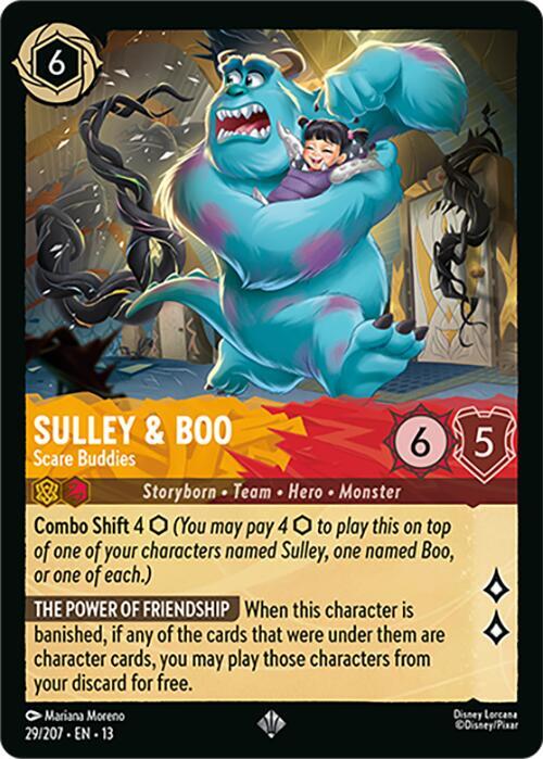 Sulley & Boo - Scare Buddies (Cold Foil) (Attack of the Vine!)(13-29/204)(SR)