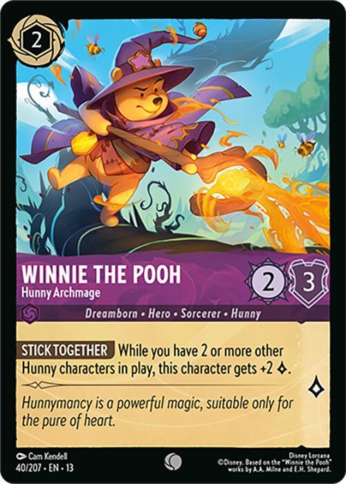 Winnie the Pooh - Hunny Archmage (Cold Foil) (Attack of the Vine!)(13-40/204)(C)