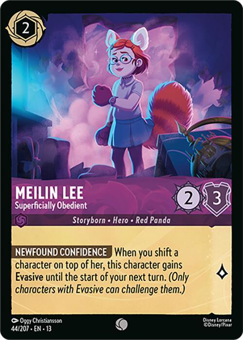 Meilin Lee - Superficially Obedient (Cold Foil) (Attack of the Vine!)(13-44/204)(C)