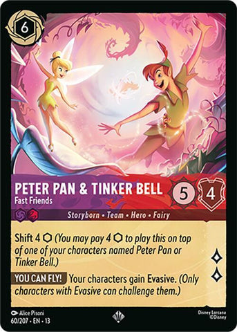 Peter Pan & Tinker Bell - Fast Friends (Attack of the Vine!)(13-60/204)(SR)