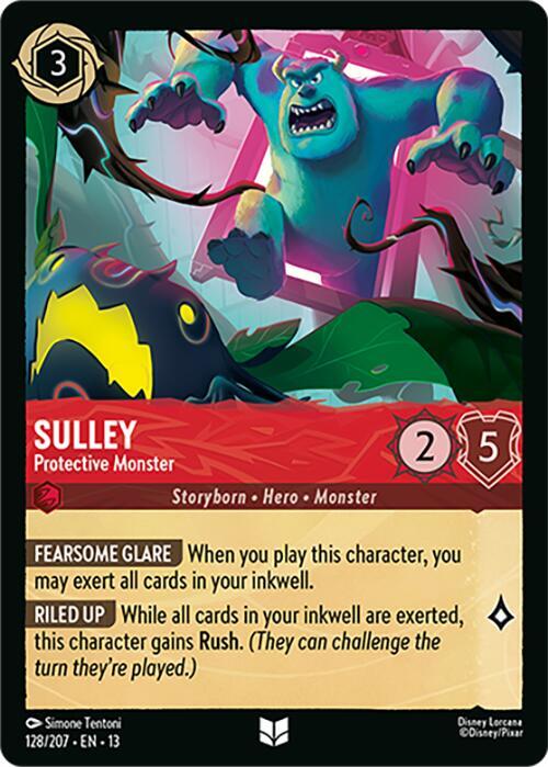 Sulley - Protective Monster (Cold Foil) (Attack of the Vine!)(13-128/204)(UN)