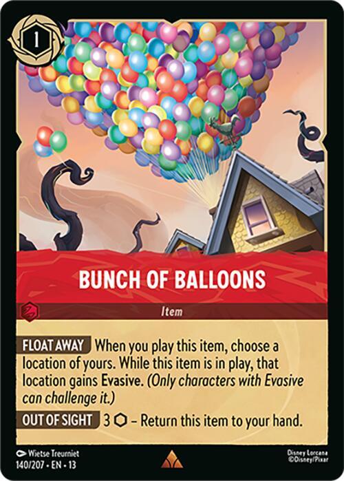 Bunch of Balloons (Cold Foil) (Attack of the Vine!)(13-140/204)(R)