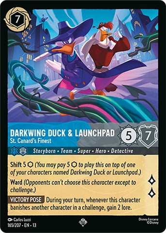 Darkwing Duck & Launchpad - St. Canard's Finest (Attack of the Vine!)(13-165/204)(SR)