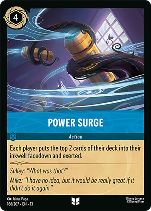 Power Surge (Cold Foil) (Attack of the Vine!)(13-166/204)(UN)