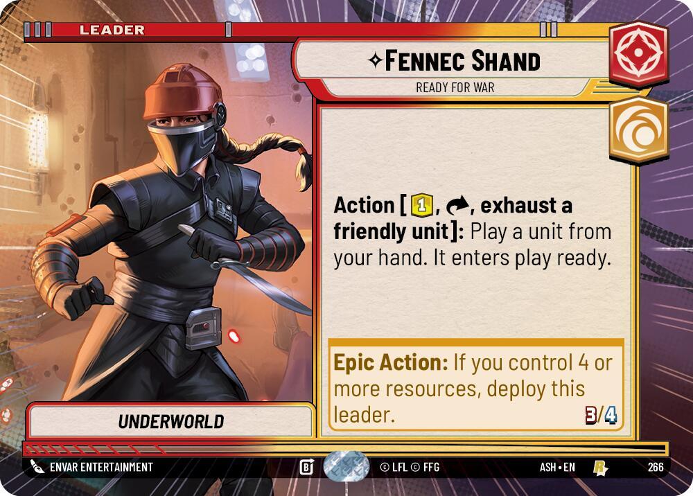 Fennec Shand - Ready for War (Hyperspace) (Ashes of the Empire)(ASH-266)(R)