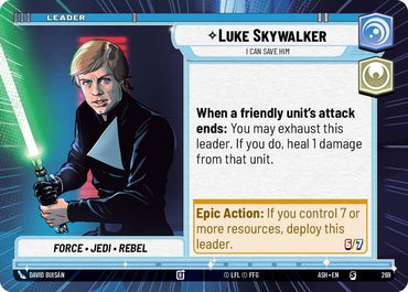 Luke Skywalker - I Can Save Him (Hyperspace) (Ashes of the Empire)(ASH-269)(S)