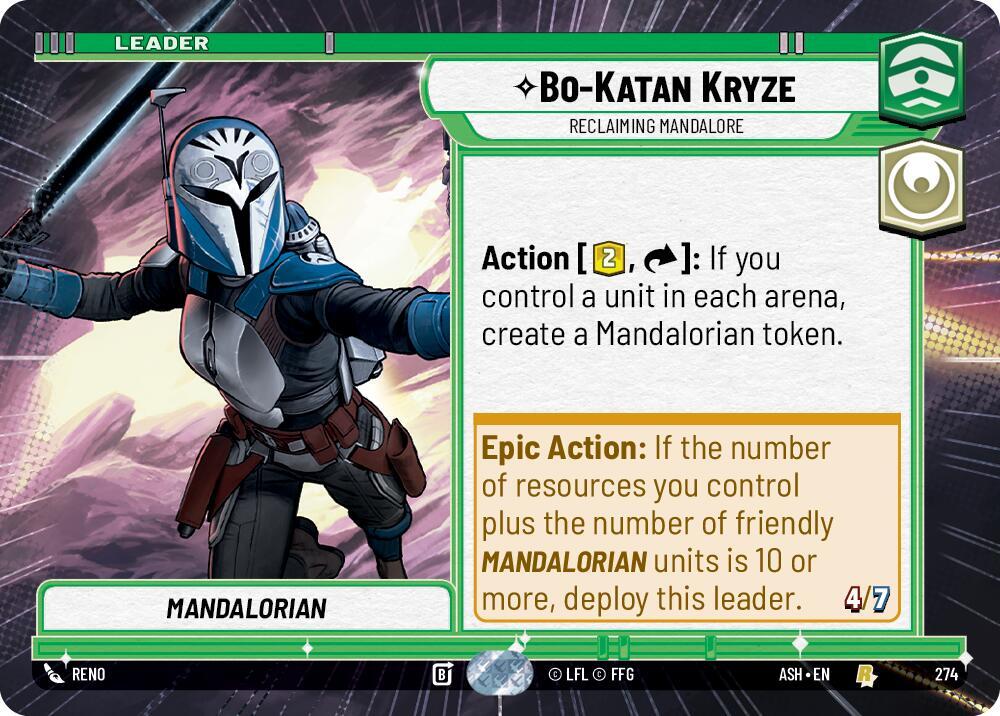 Bo-Katan Kryze - Reclaiming Mandalore (Hyperspace) (Ashes of the Empire)(ASH-274)(R)