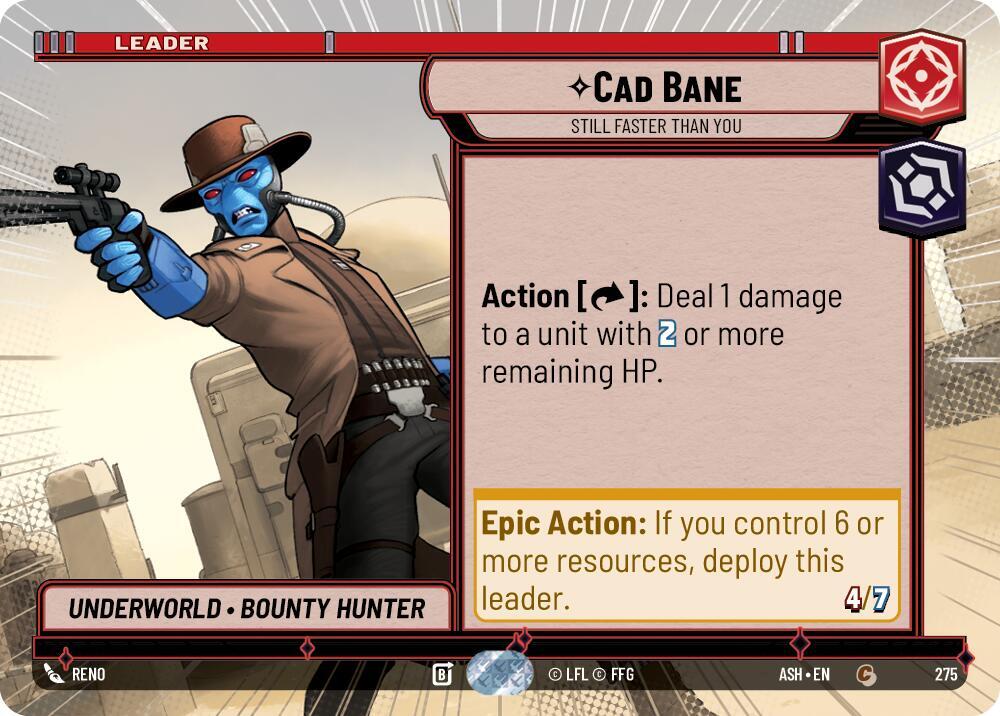 Cad Bane - Still Faster Than You (Hyperspace) (Ashes of the Empire)(ASH-275)(C)