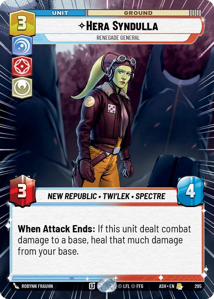 Hera Syndulla - Renegade General (Hyperspace) (Ashes of the Empire)(ASH-295)(R)