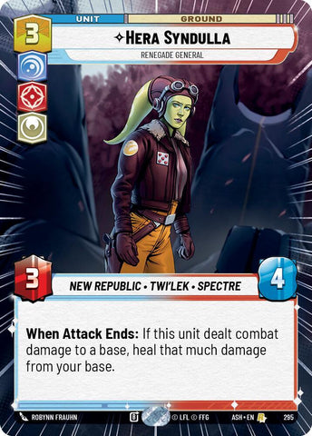 Hera Syndulla - Renegade General (Hyperspace) (Ashes of the Empire)(ASH-295)(R)