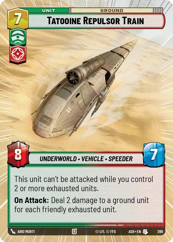 Tatooine Repulsor Train (Hyperspace) (Ashes of the Empire)(ASH-299)(U)