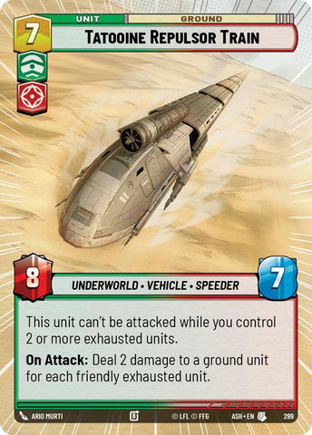 Tatooine Repulsor Train (Hyperspace) (Ashes of the Empire)(ASH-299)(U)