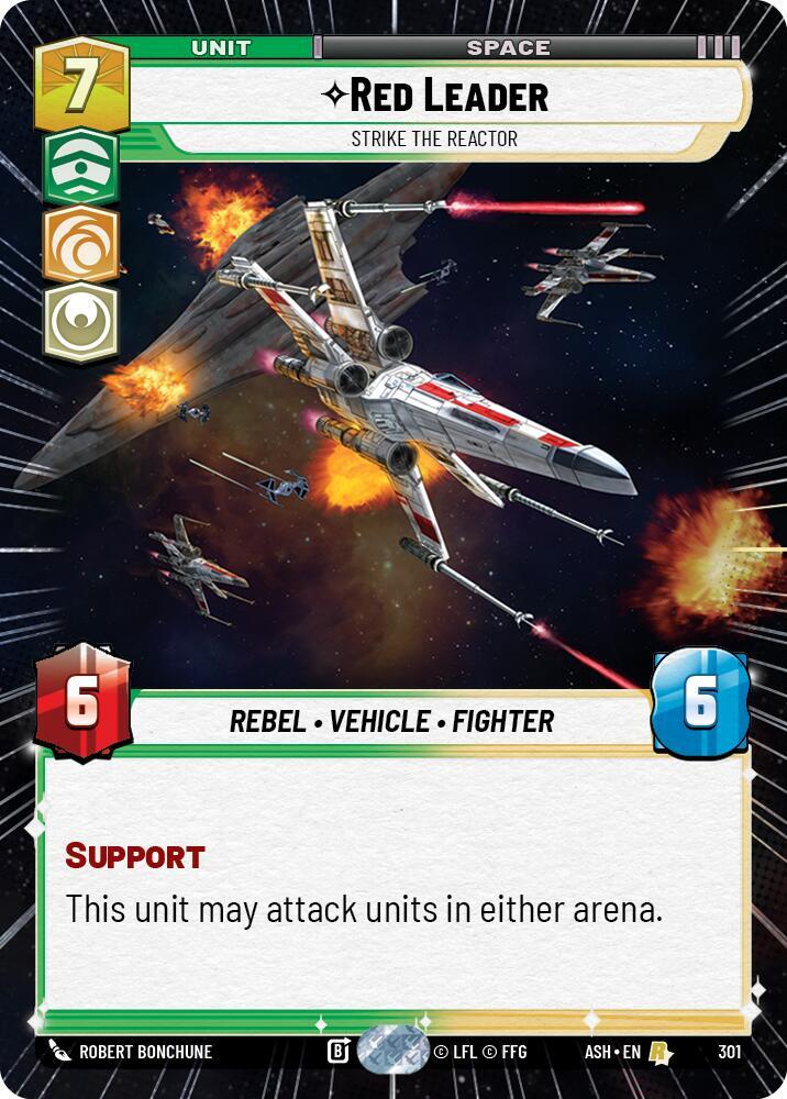 Red Leader - Strike the Reactor (Hyperspace) (Ashes of the Empire)(ASH-301)(R)