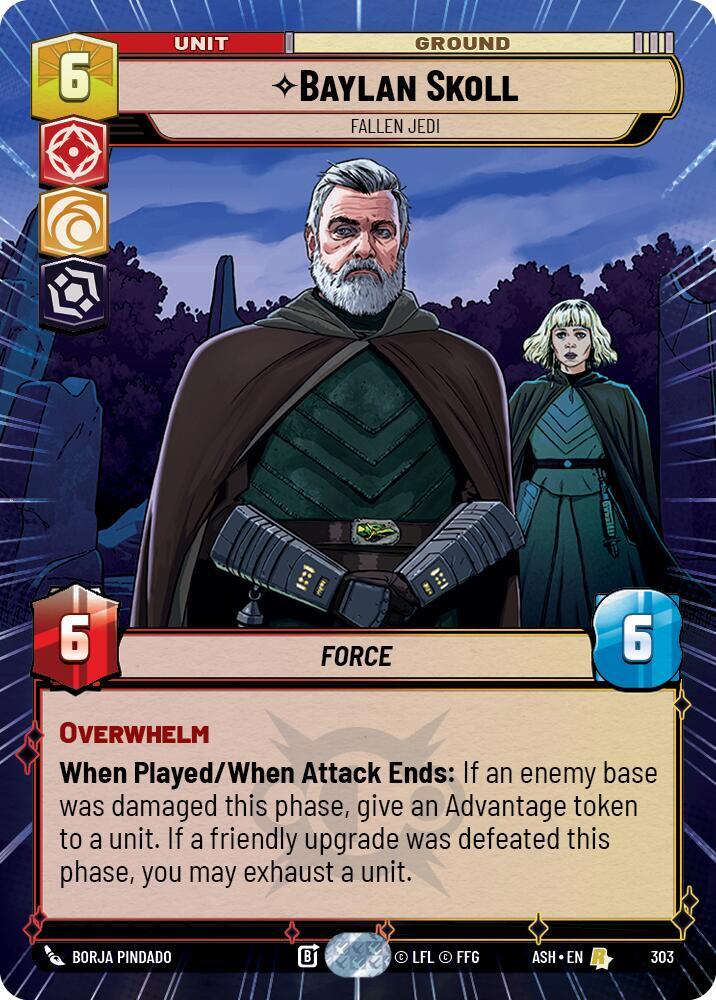 Baylan Skoll - Fallen Jedi (Hyperspace) (Ashes of the Empire)(ASH-303)(R)
