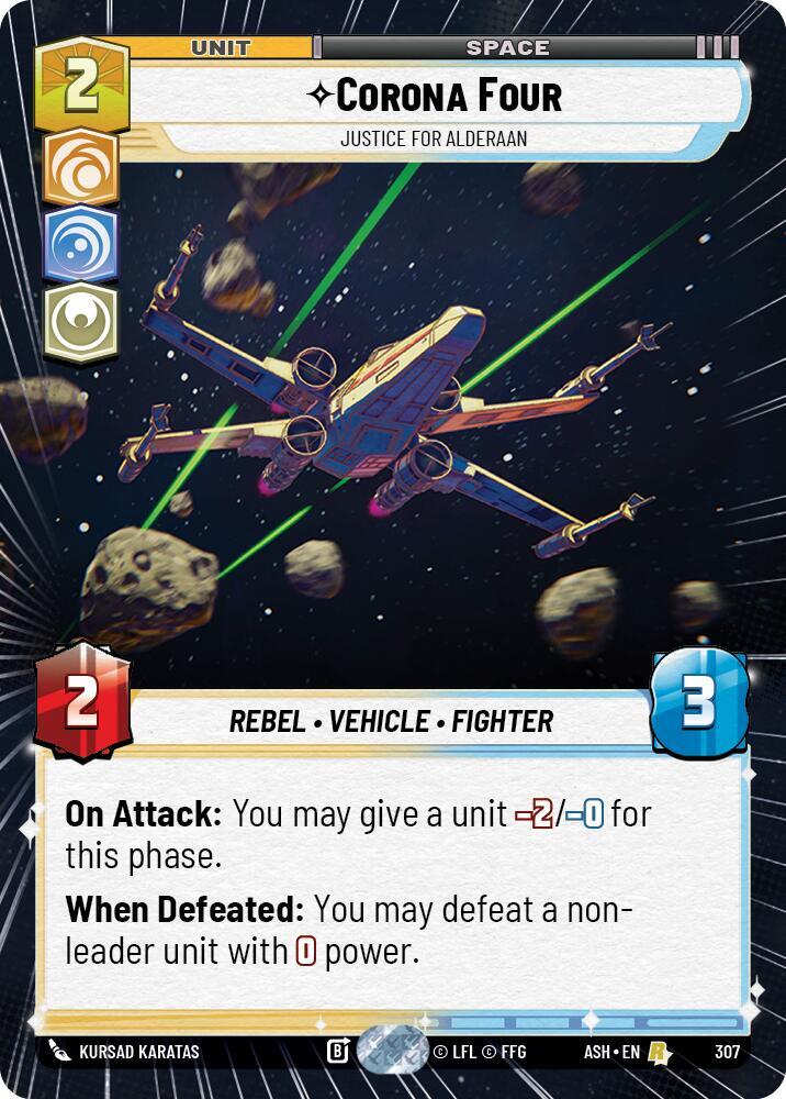 Corona Four - Justice for Alderaan (Hyperspace) (Ashes of the Empire)(ASH-307)(R)