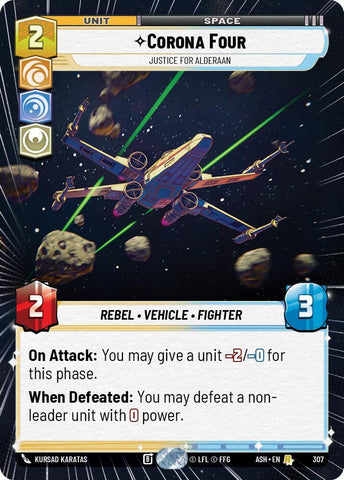 Corona Four - Justice for Alderaan (Hyperspace) (Ashes of the Empire)(ASH-307)(R)
