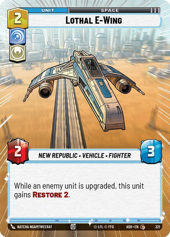 Lothal E-Wing (Hyperspace) (Ashes of the Empire)(ASH-321)(C)