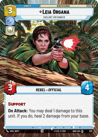 Leia Organa - Vigilant for Danger (Hyperspace) (Ashes of the Empire)(ASH-323)(S)